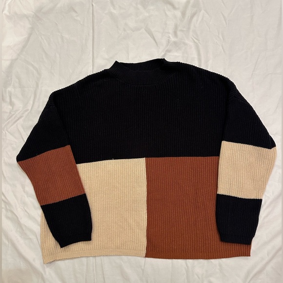 Tri color winter sweater - Picture 1 of 4